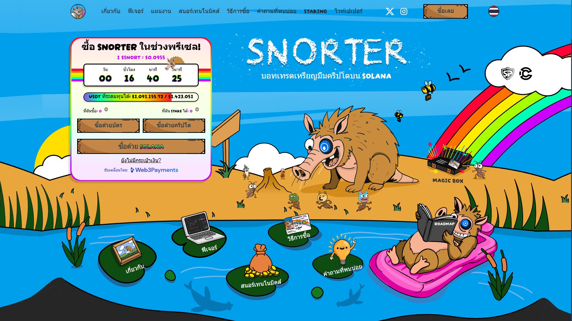 การคาดการณ์ราคา Snorter Token ($SNORT) ในปี 2025 – 2030