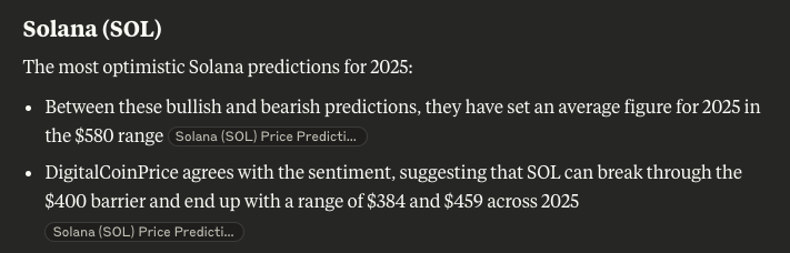 AI เผยศักยภาพ Solana ลุ้นราคาทะยานแตะ $580 ก่อนจบปี 2025