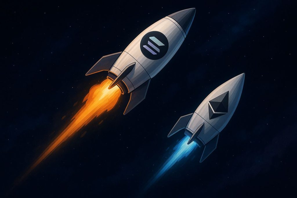เครือข่าย Solana รายได้โตแรง แซง Ethereum ขาดลอย