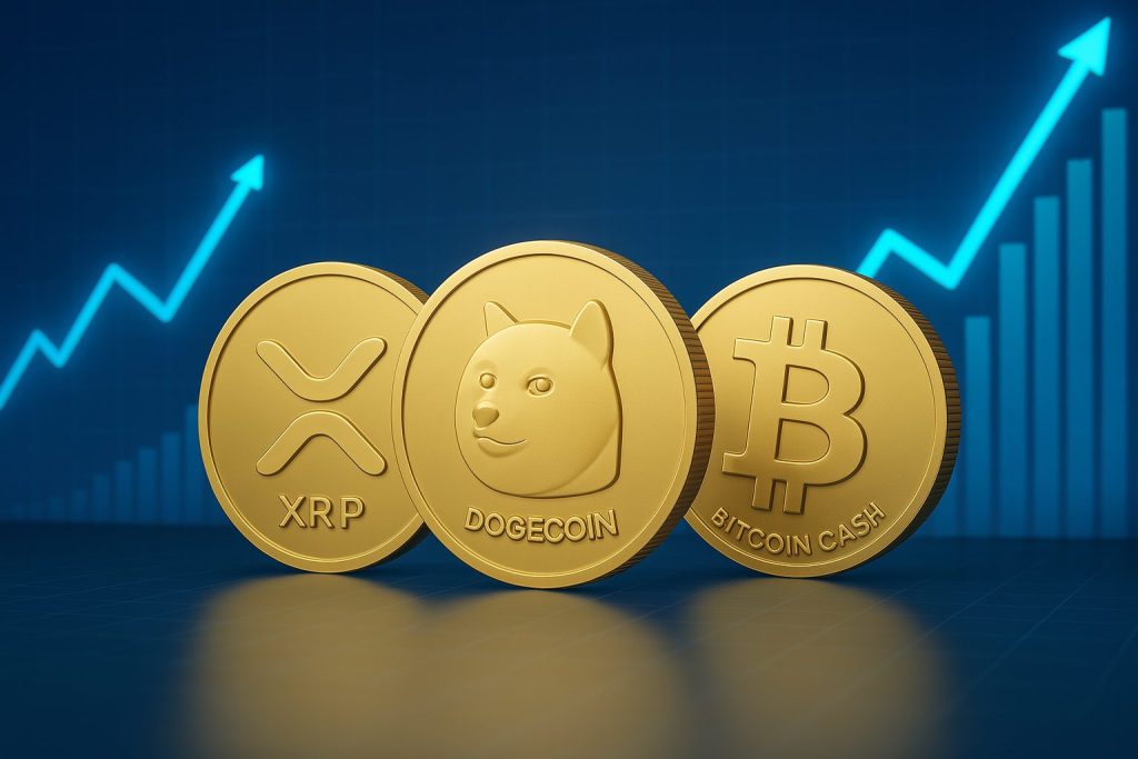 คาดการณ์ราคา XRP, Dogecoin และ Bitcoin Cash — 4 กรกฎาคม 2025