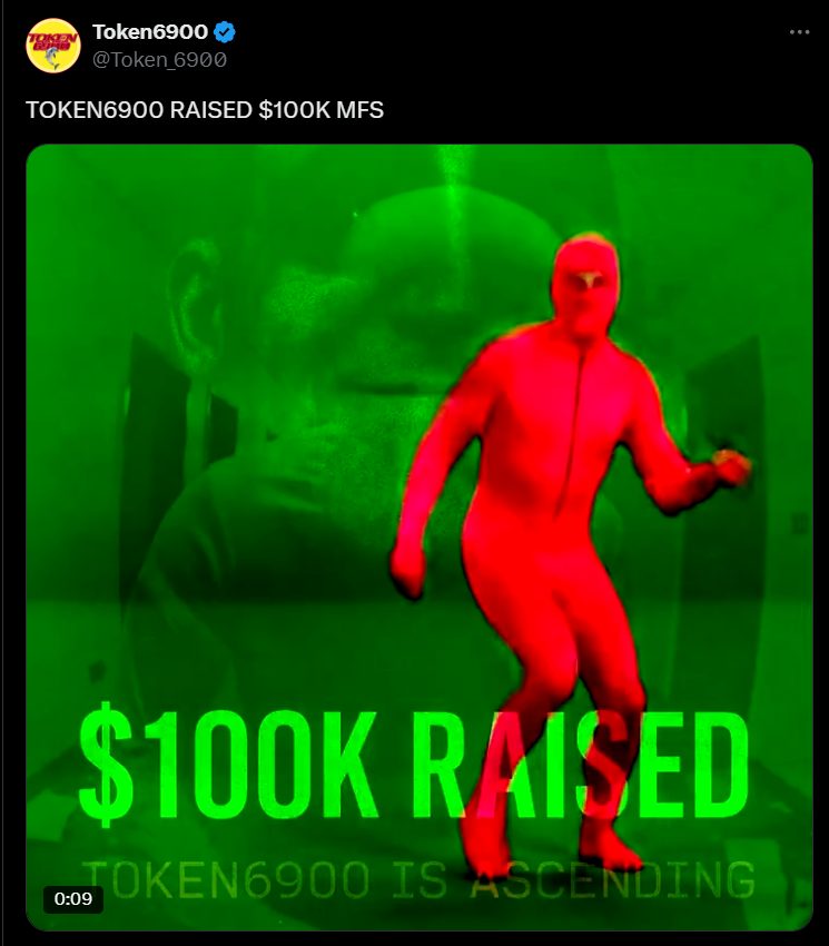 TOKEN6900 RAISED $100K MFS
