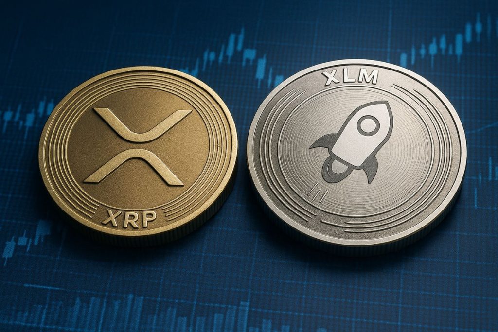เหรียญ XRP และ XLM วางเทียบกันเพื่อเปรียบเทียบการลงทุน