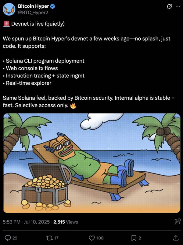 Bitcoin Hyper เปลี่ยน BTC ที่เป็นแค่ของเก็บให้เป็นตัวขับเคลื่อนจริง
