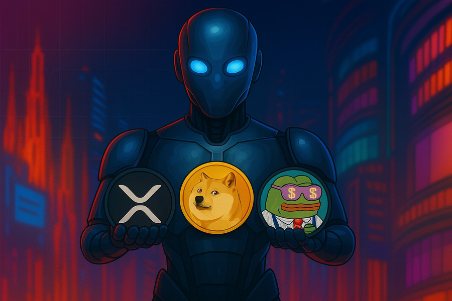 AI คาดราคา XRP, Dogecoin และ Wall Street of Pepe ลุ้นพุ่งแรงปี 2025