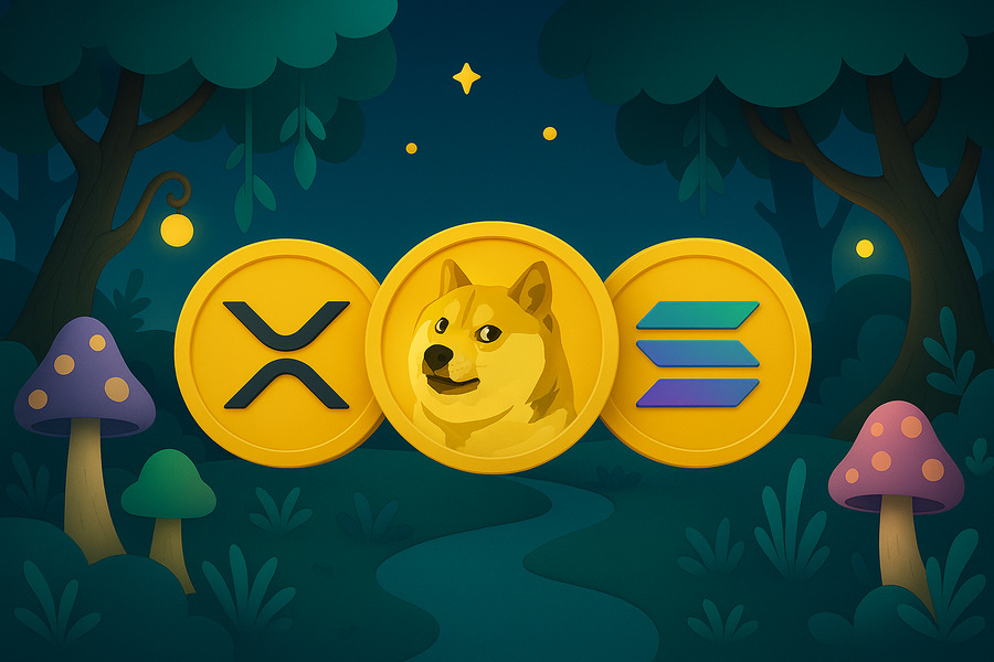 คาดการณ์ราคา XRP, Dogecoin และ Solana — 25 กค. 2025