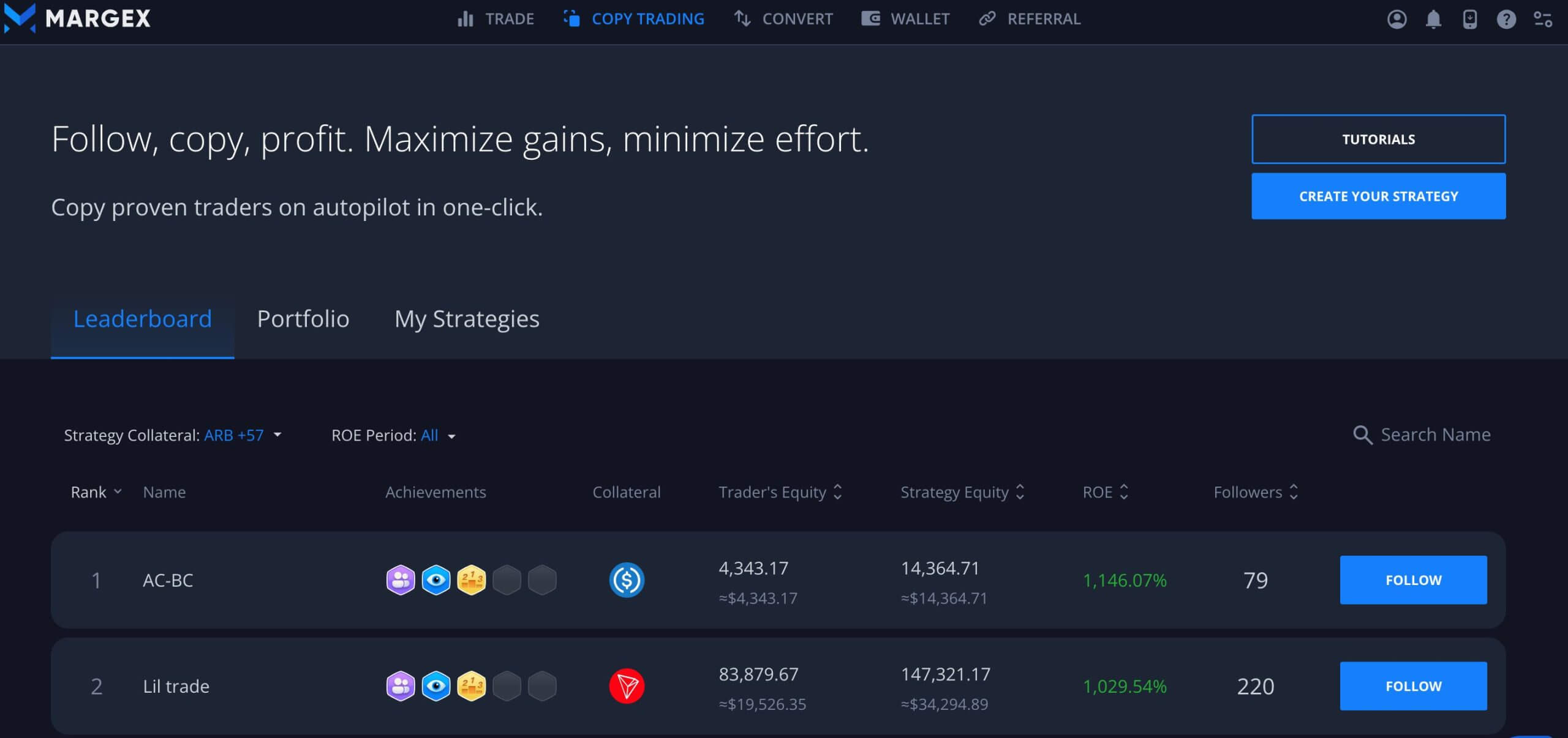 วิธีการ Copy Trading เลือกเทรดเดอร์