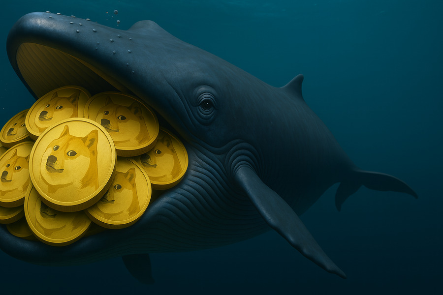 สัญญาณอะไร? ตรวจพบวาฬลึกลับโอน Dogecoin จำนวนมหาศาล 2 ครั้งติด!