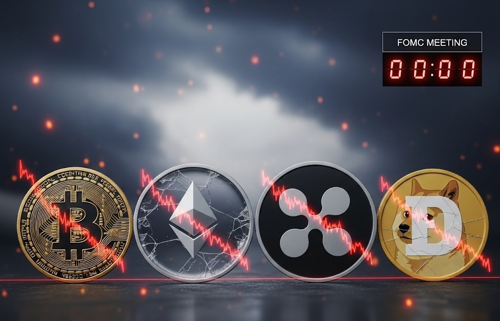 Bitcoin, Ethereum, XRP, Dogecoin Under Pressure