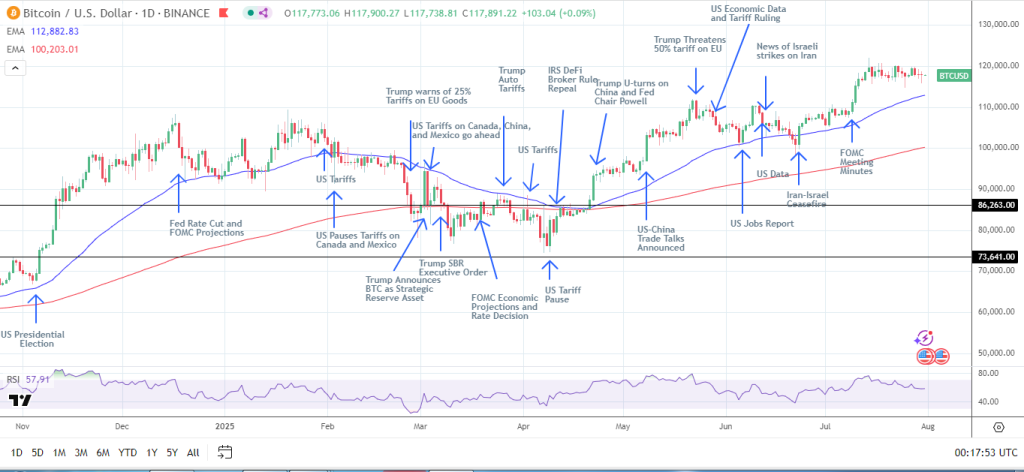 BTCUSD – Daily Chart – 310725