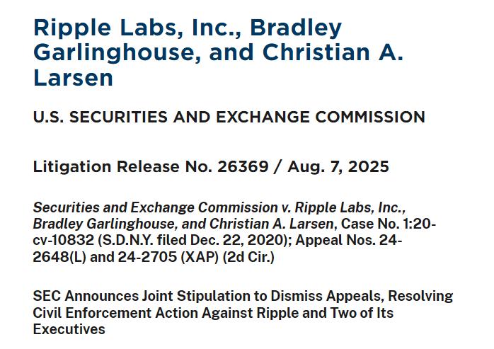 Ripple's  legal penalty