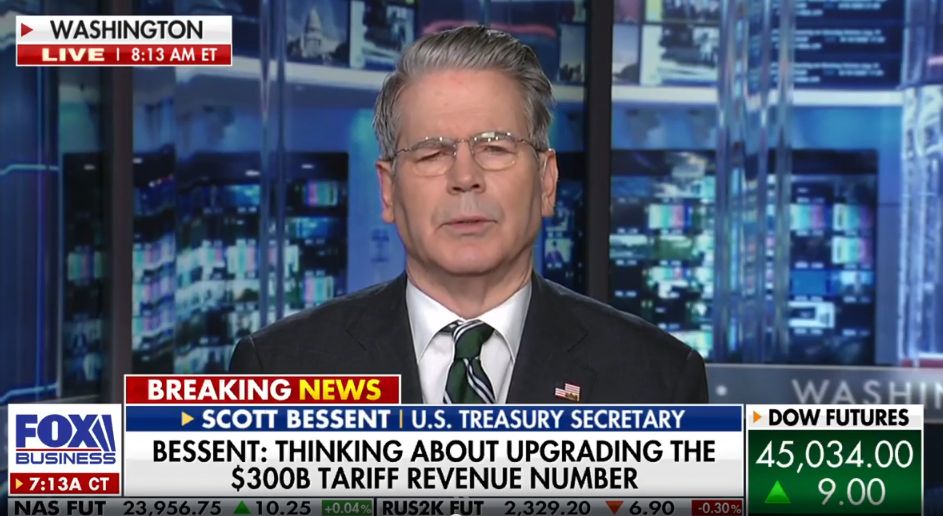 Scott Bessent interview. Source: Foxbusiness.com