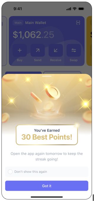 Best Wallet มีระบบ gamification แล้ว
