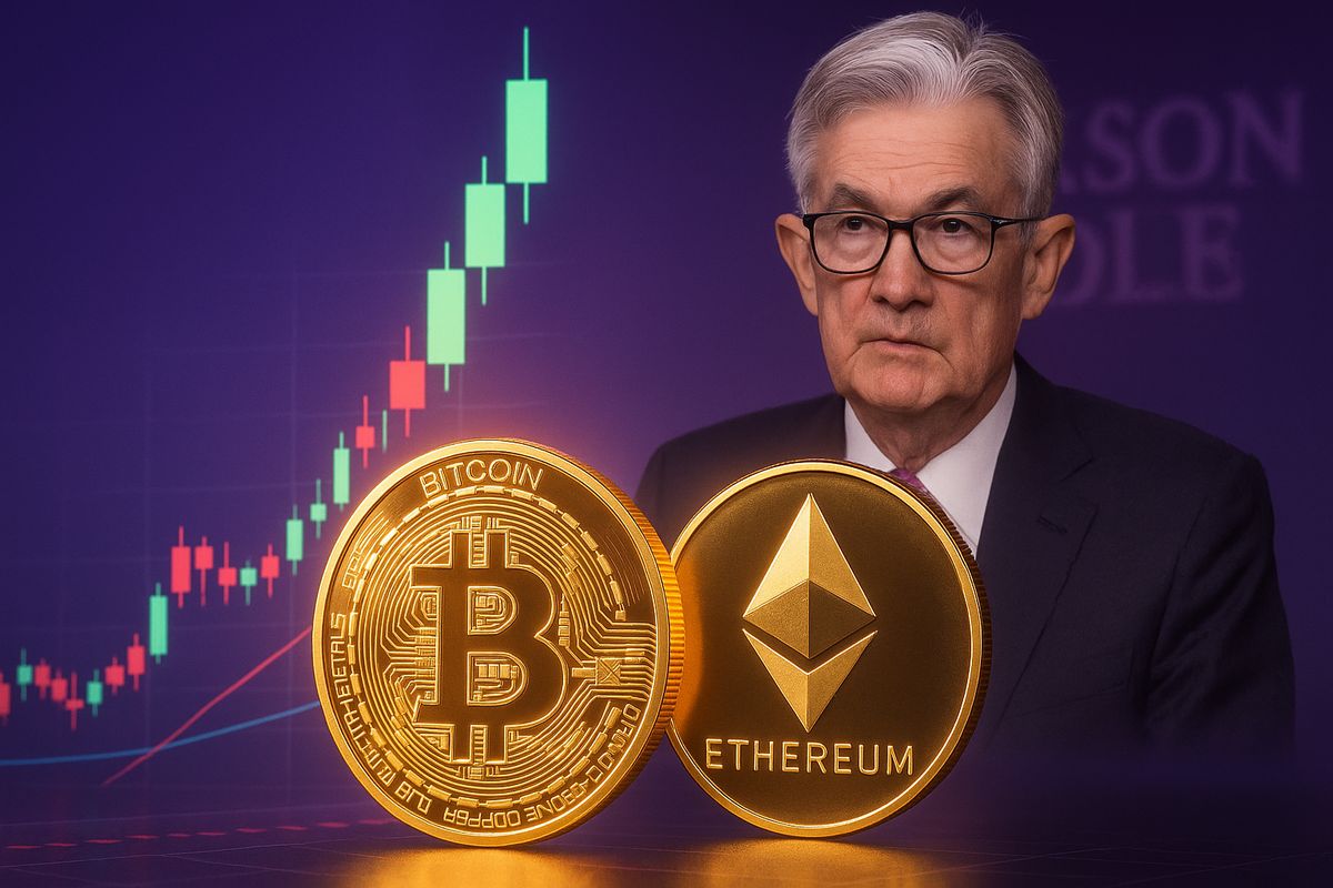 กราฟราคา Bitcoin และ Ethereum พุ่งขึ้น หลังประธานเฟดส่งสัญญาณลดดอกเบี้ย