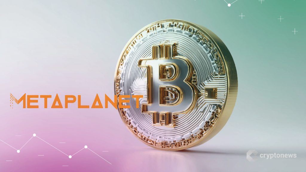 Bitcoin โลโก้ Metaplanet สื่อถึงการลงทุนคริปโต