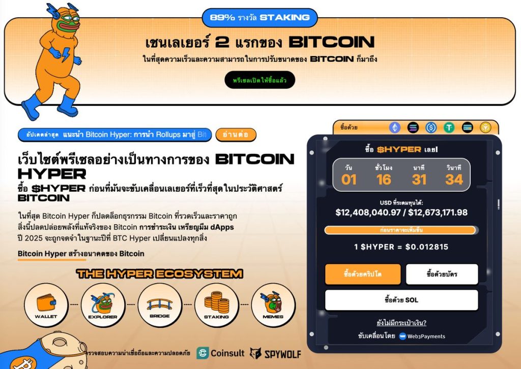 Bitcoin Hyper จริงหรือหลอก? เจาะลึกโซลูชัน Layer-2