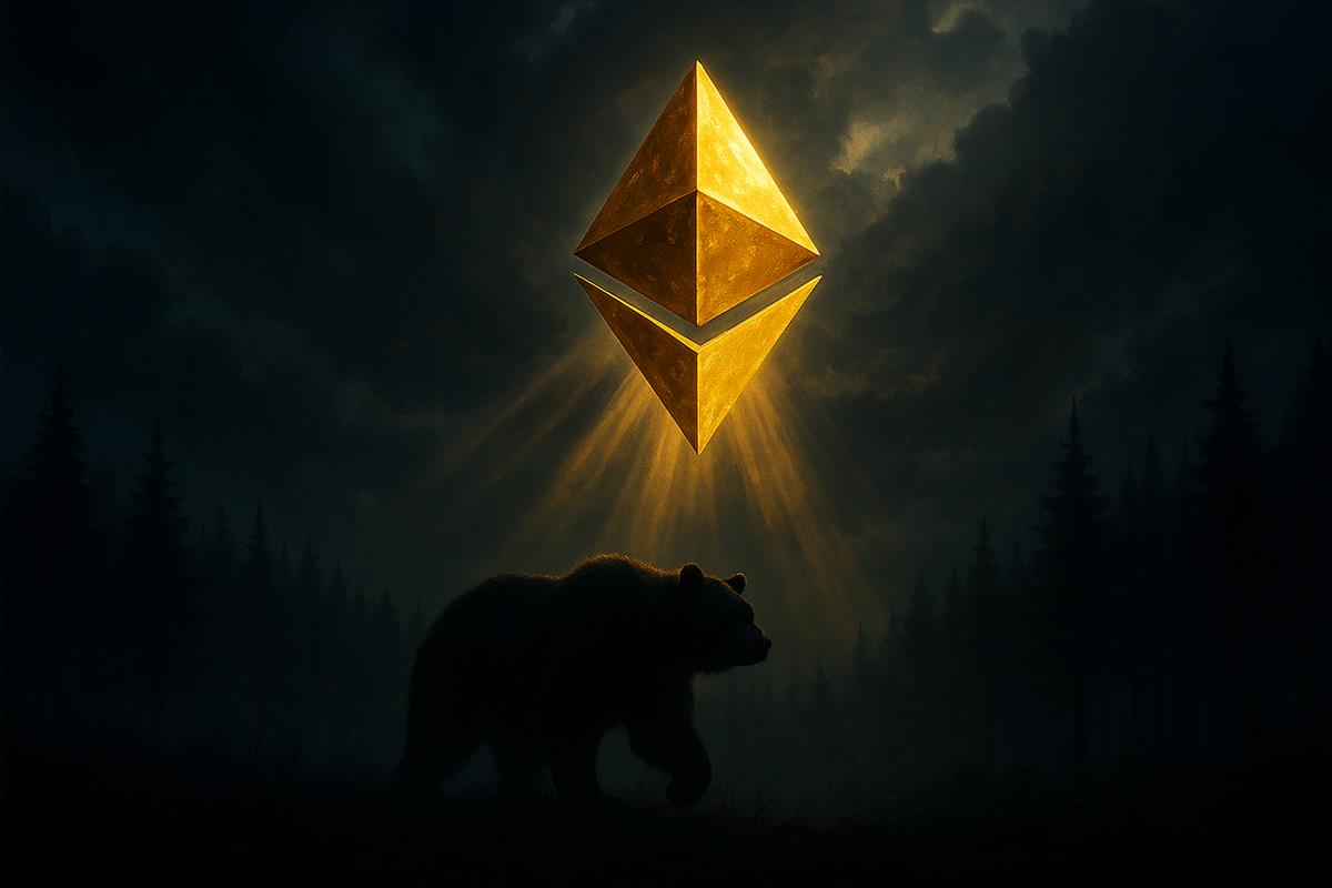 Ethereum สีทองลอยเหนือป่า มีกับดักหมีซ่อนอยู่