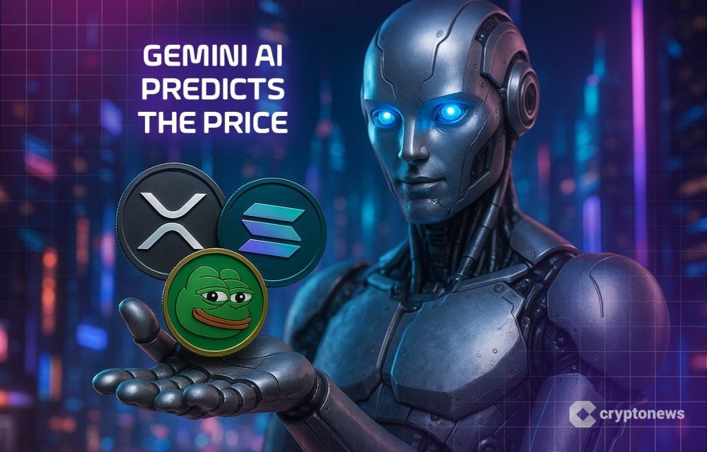 ภาพ AI Gemini ของ Google คาดการณ์ราคาของ XRP, Solana และ Pepe ภายในสิ้นปี 2025