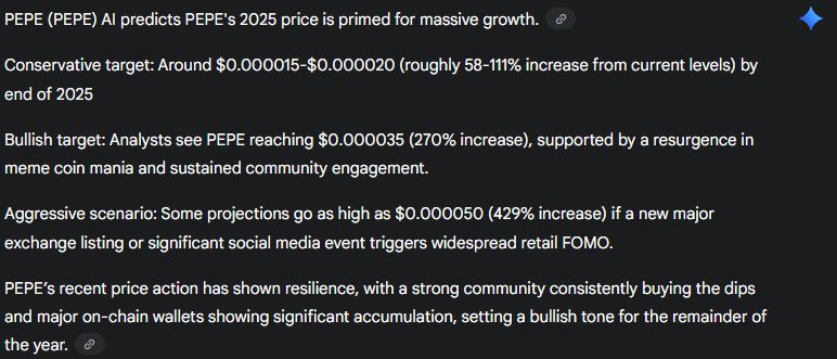 AI วิเคราะห์ Pepe 