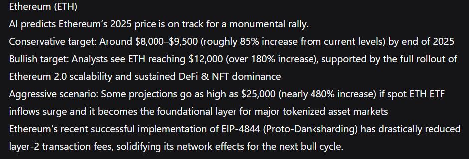 คาดการณ์ราคา Ethereum ด้วย DeepSeek