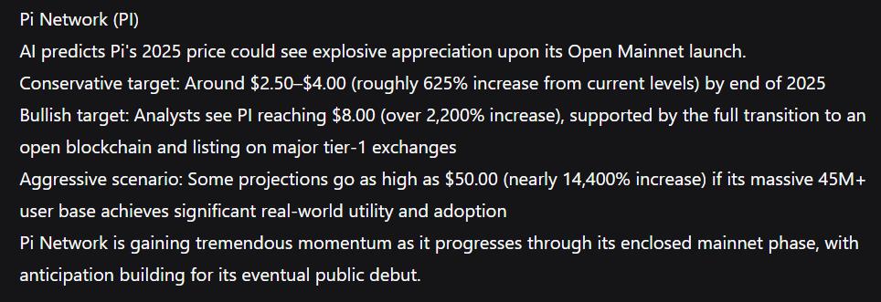 คาดการณ์ราคา Pi Coin ด้วย DeepSeek