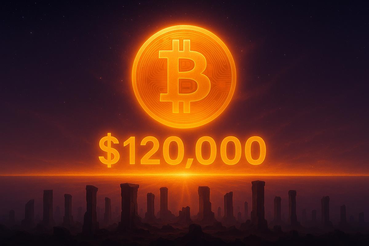 Bitcoin ดวงอาทิตย์ทองคำทะยานสู่เป้าหมาย $120,000
