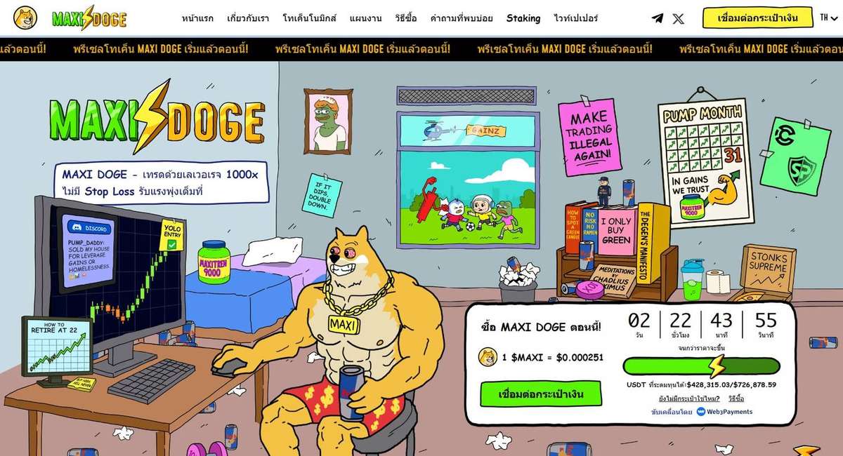 Maxi Doge หลอกลวงมั้ย? วิเคราะห์ก่อนตัดสินใจลงทุน