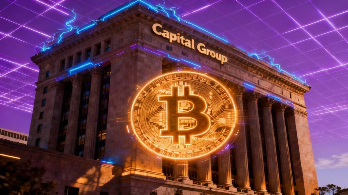 อาคารการเงินคลาสสิกสูงตระหง่านพร้อมสัญลักษณ์บิตคอยน์สว่าง 25-09-2025