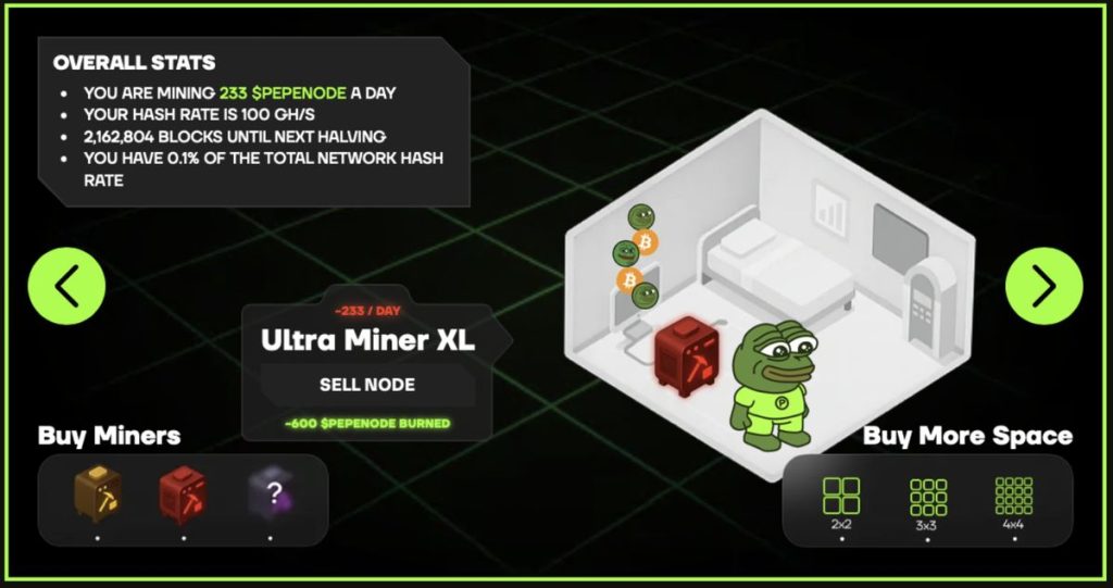 รับรางวัลเป็น FARTCOIN ได้จากการขุดเสมือนใน Pepenode 