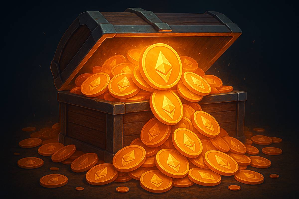 กล่องสมบัติแตก ETH ล้นออกมา สื่อแรงถอนคริปโต