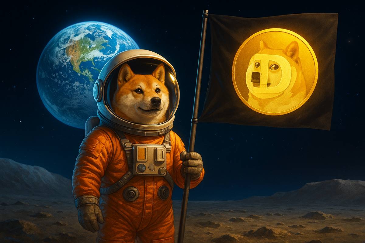ชิบะอวกาศปักธง Dogecoin บนดวงจันทร์ เหรียญคริปโตพุ่งแรง