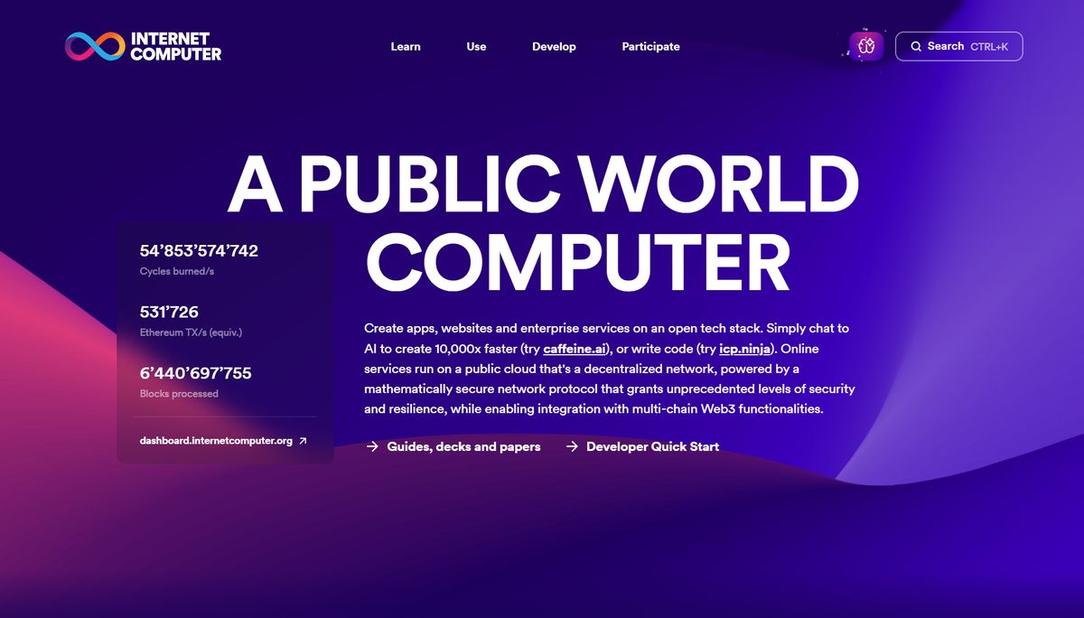 อินเทอร์เน็ตคอมพิวเตอร์ (ICP) คืออะไรและทำงานอย่างไร 31-10-2025