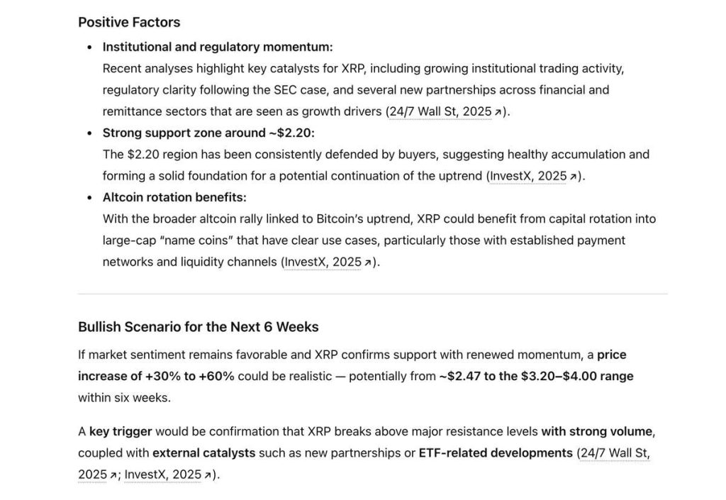 วิเคราะห์ราคา XRP โดย AI ChatGPT-5 12-11-2025
