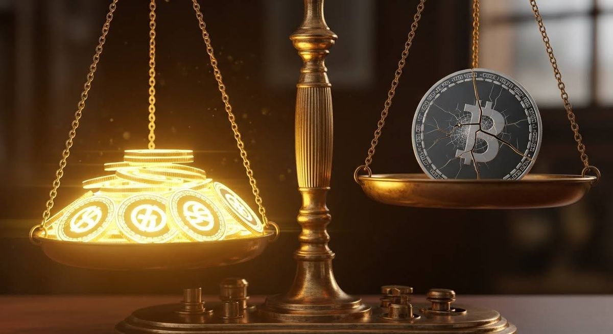 ภาพแสดงเหรียญคริปโตและกราฟการลงทุนที่ประสบความสำเร็จ 12-11-2025