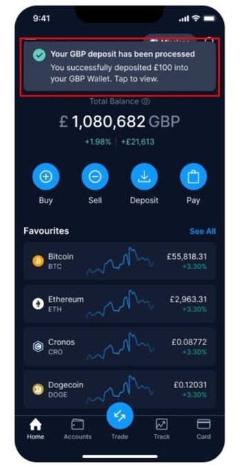 แอปพลิเคชัน crypto.com สำหรับการซื้อขายสกุลเงินดิจิทัล 15-12-2025