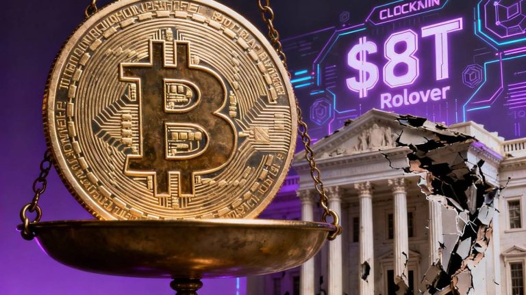 นับถอยหลัง! ระเบิดเวลาหนี้สหรัฐฯ $8T อาจดัน Bitcoin สู่ปีทอง 2026