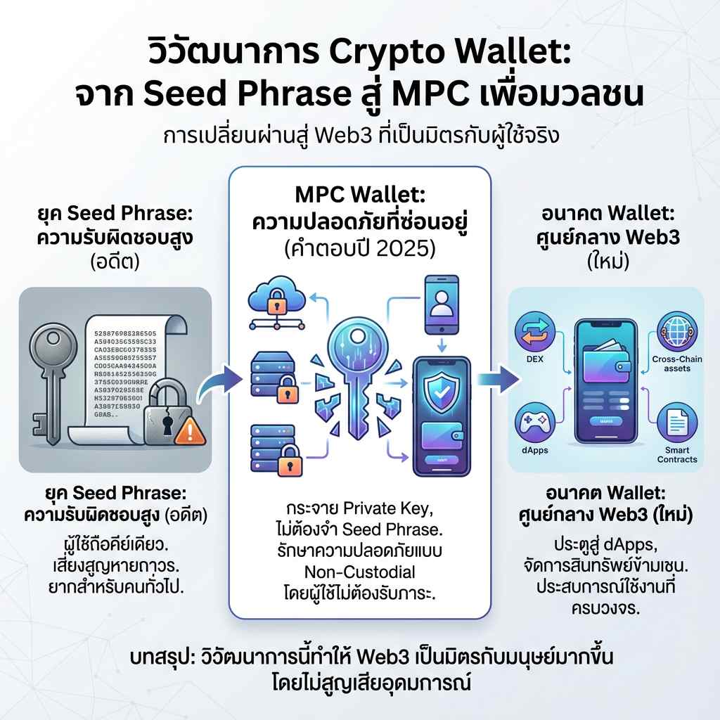 วิวัฒนาการของ Crypto Wallet 2025-12-30