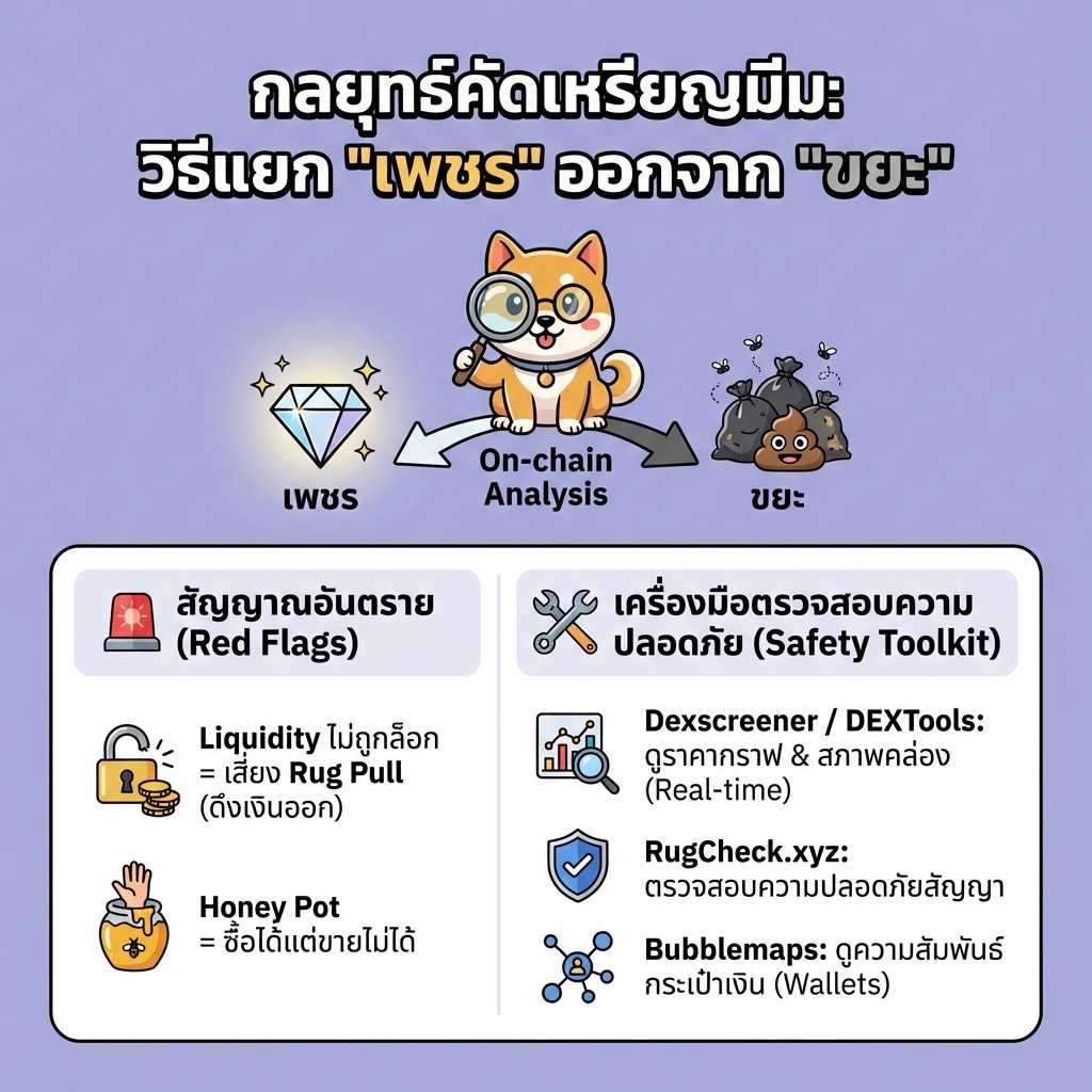 กลยุทธ์การวิเคราะห์เหรียญมีม: วิธีแยก 