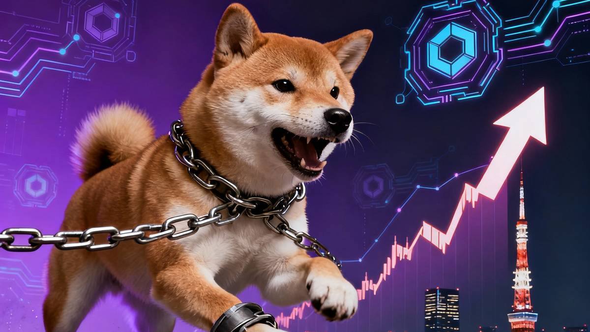 Dogecoin กำลังทำลายโซ่ตรวน โดยมีกราฟขาขึ้นชี้ไปยังเส้นขอบฟ้าของกรุงโตเกียว