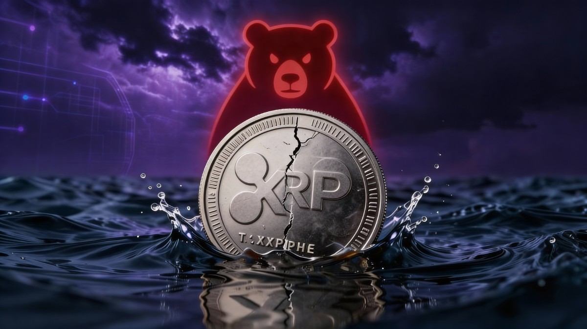 เหรียญ XRP ใหญ่แตกซึมลงในน้ำมืด 2026-02-02