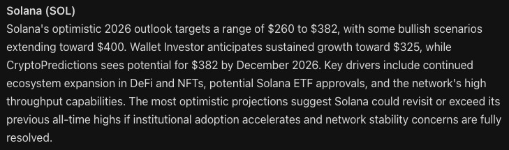 AI คาดการณ์ราคา Solana