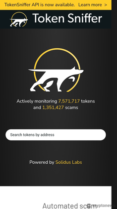 token sniffer