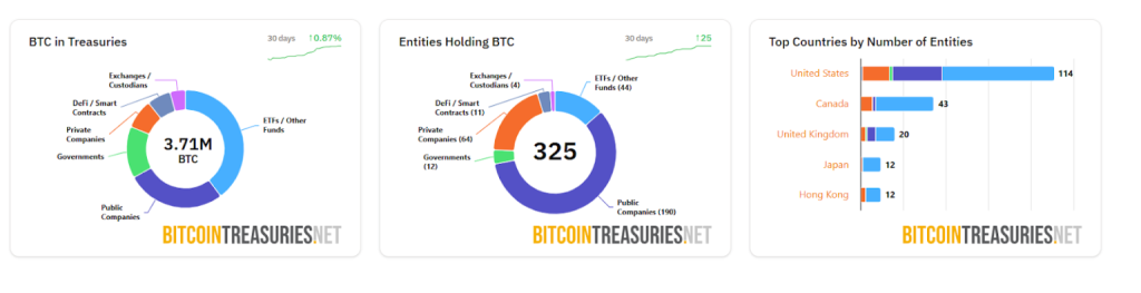 bitcoin treasuries