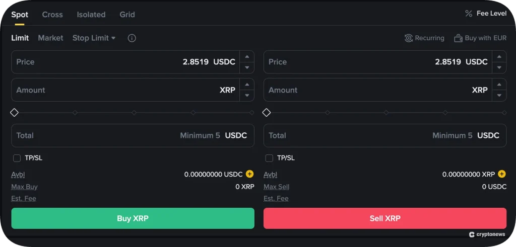 nakup ripple binance
