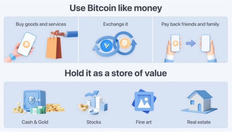 Král mezi druhy kryptoměn Bitcoin a jeho možnosti využití.