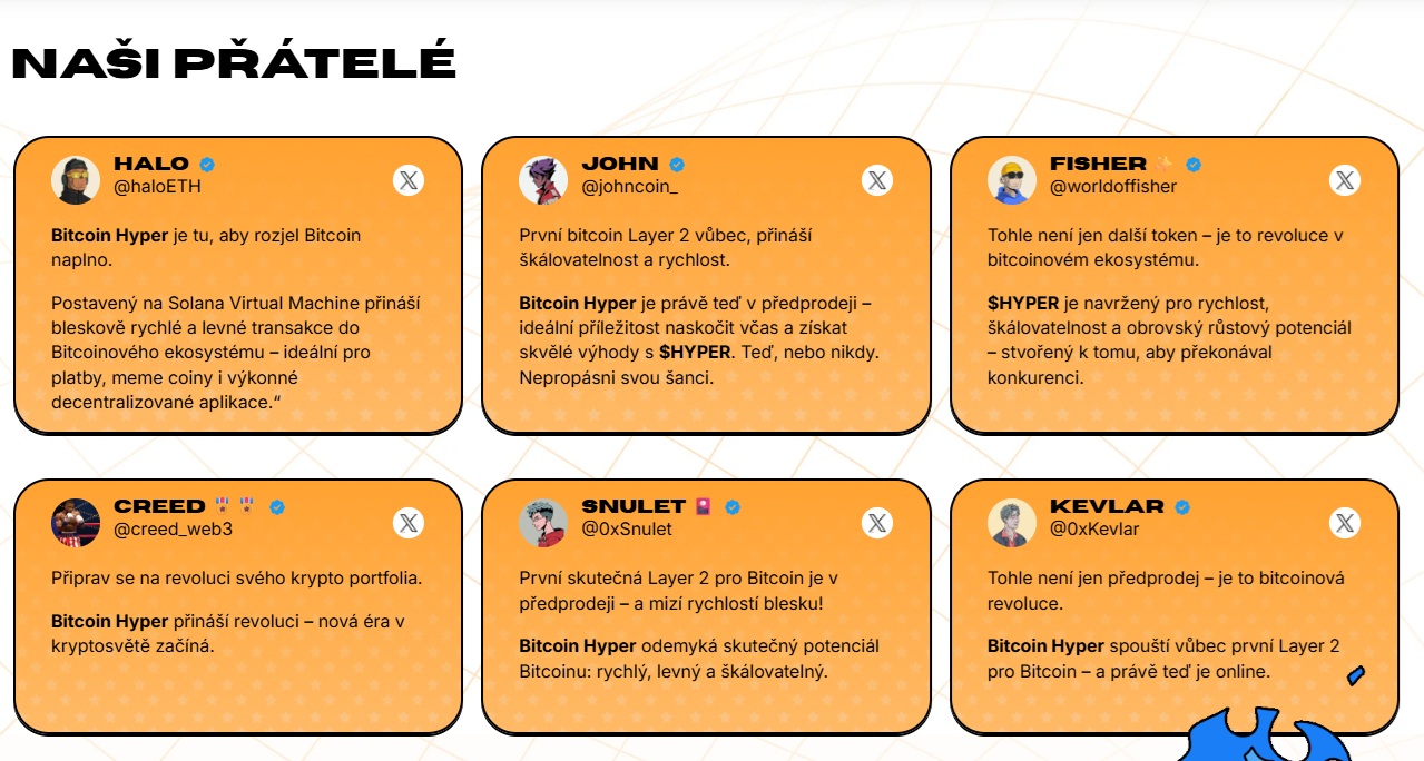 I díky stále se zvyšujícímu počtu investorů, kteří v Bitcoin Hyper vidí velký potenciál, se zařadil HYPER mezi nejlepší kryptoměny