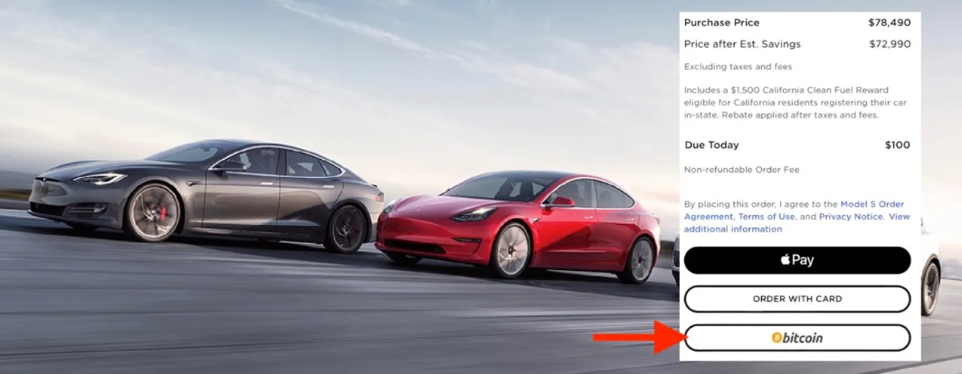 Společnost Tesla umožňuje svým zákazníkům zaplatit skrze nejlepší kryptoměny, jako je bitcoin