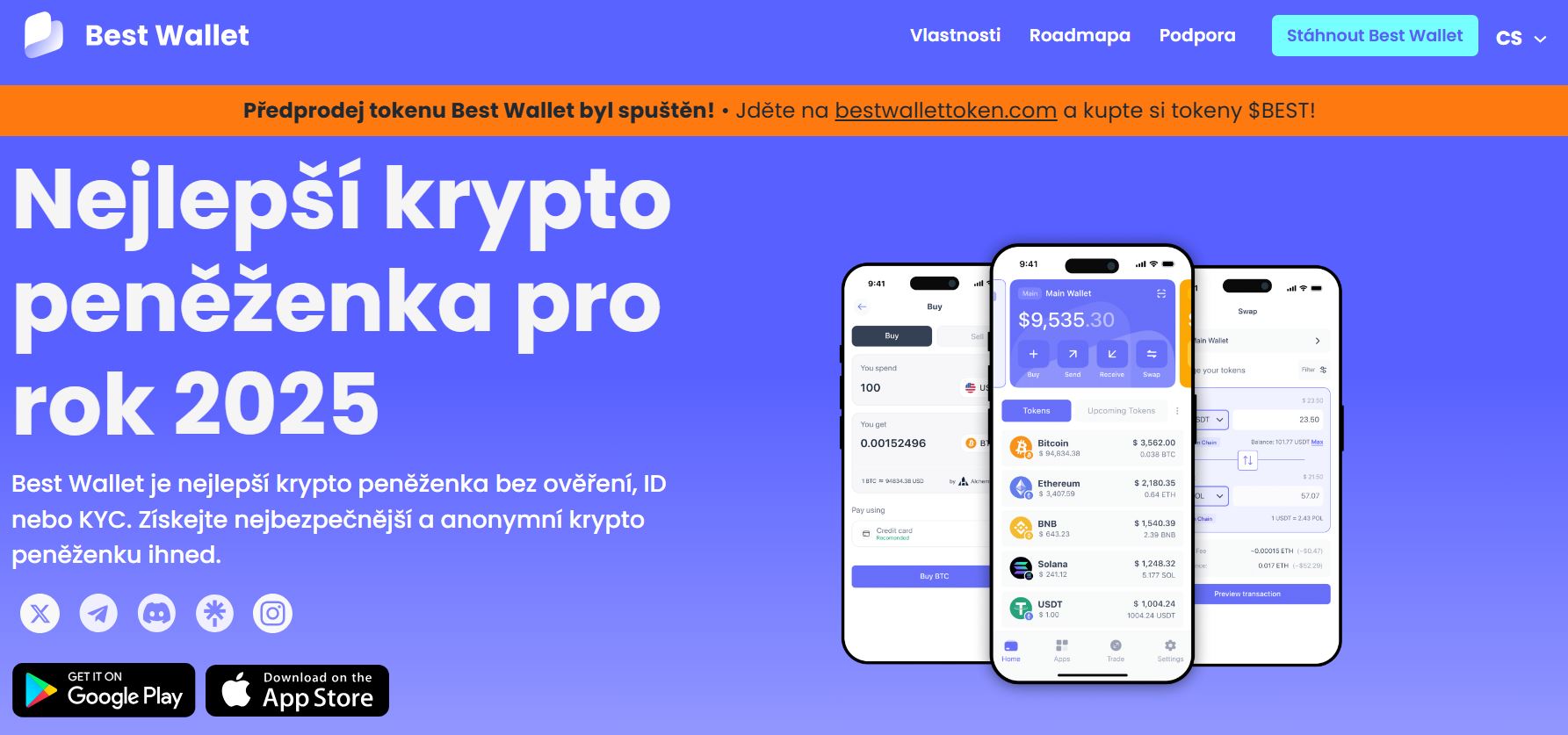 Burzy bez KYC Best Wallet