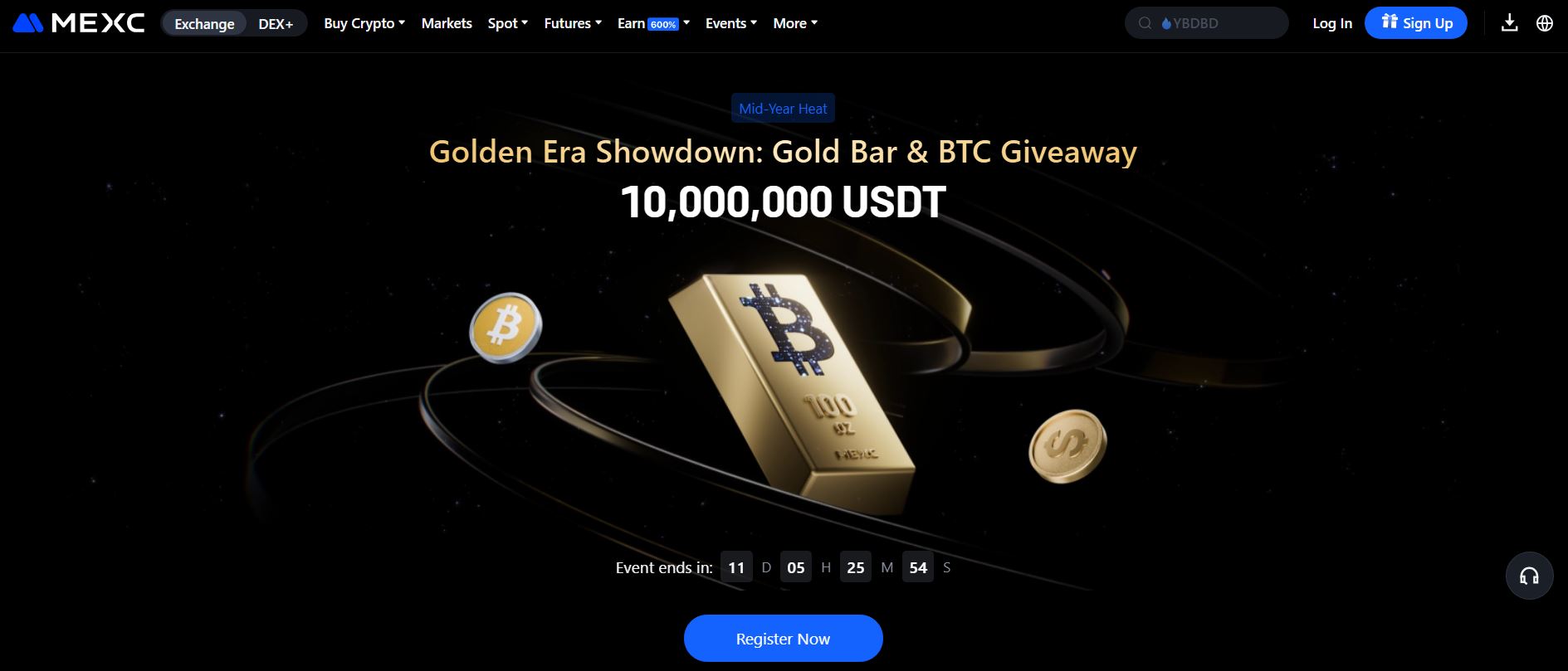 MEXC: Domovská stránka. Krypto burzy bez KYC