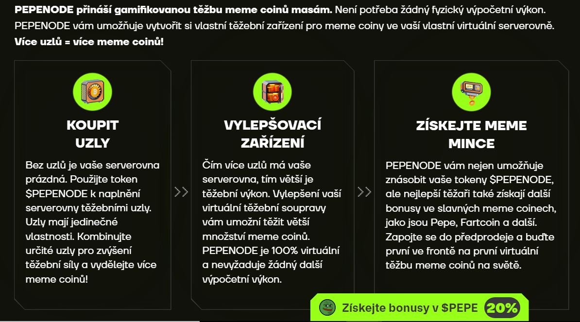 Pepenode o projektu