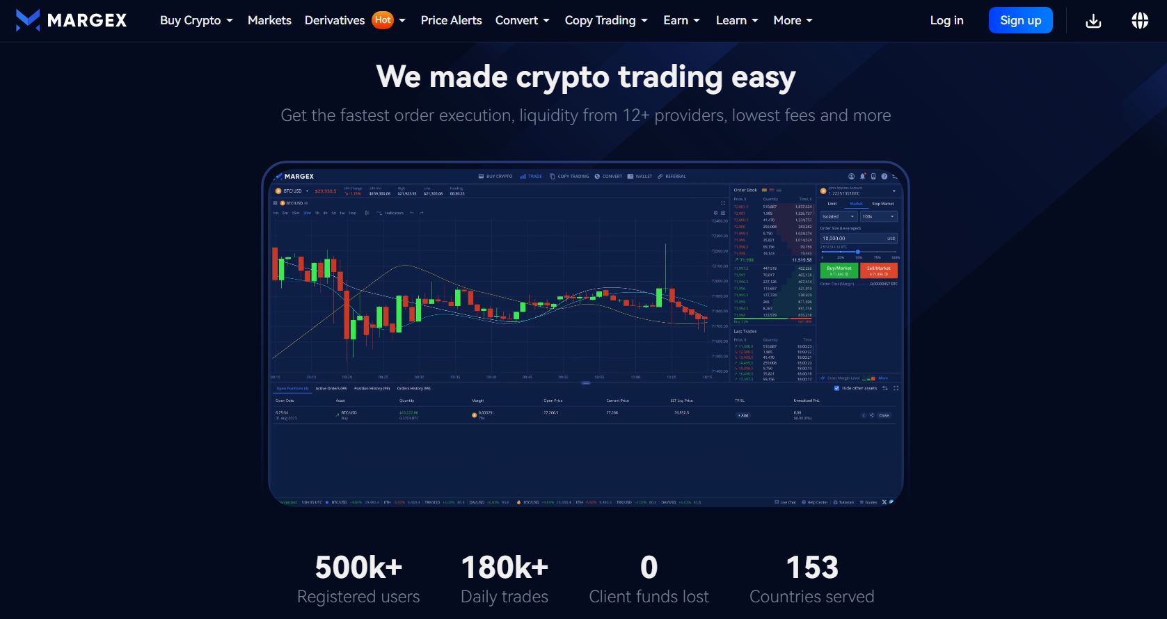 Margex: přes 500 000 uživatelů, 180 000 denních obchodů